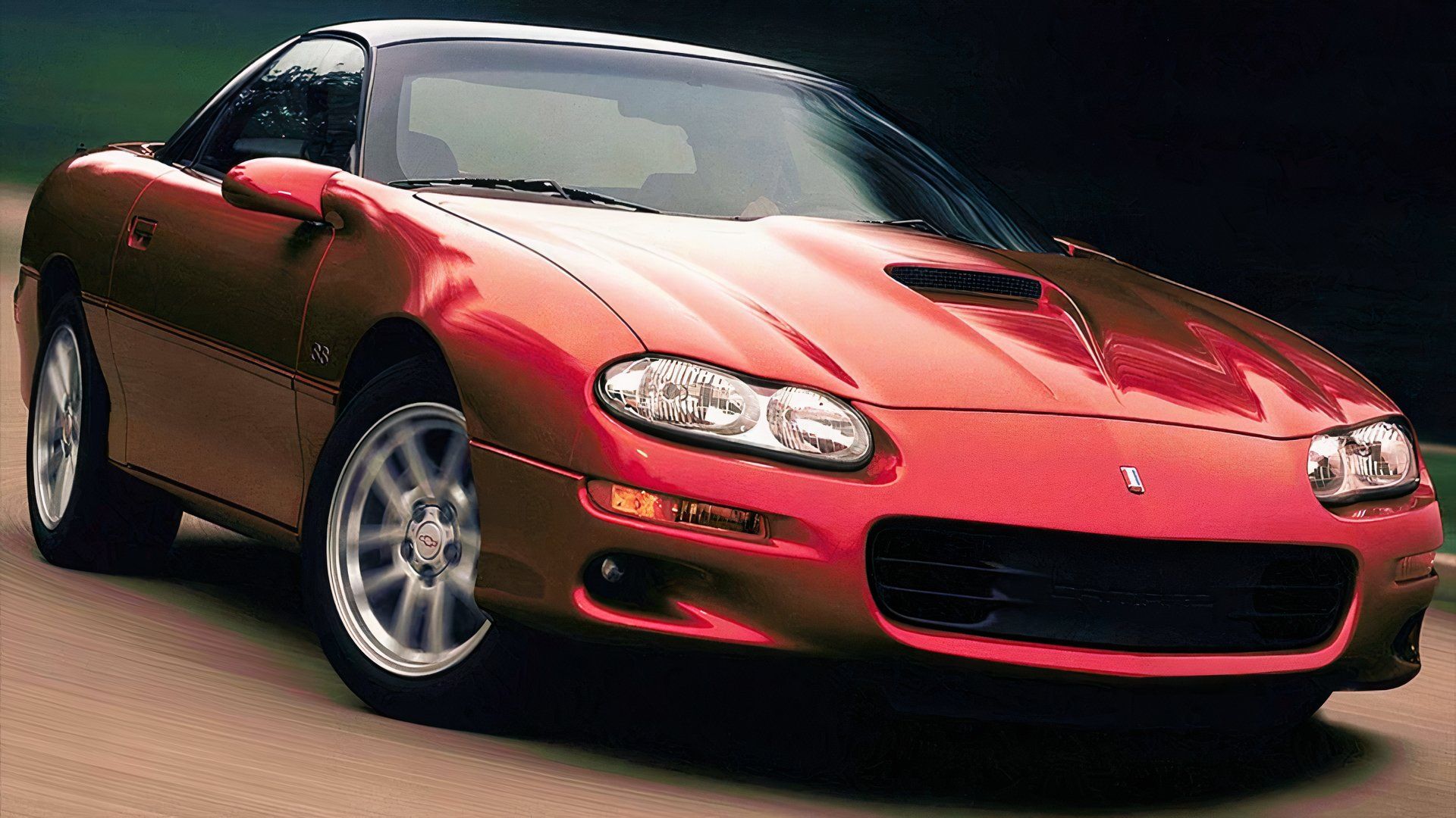 Chevrolet Camaro Fourth-Gen (2001) front 3/4