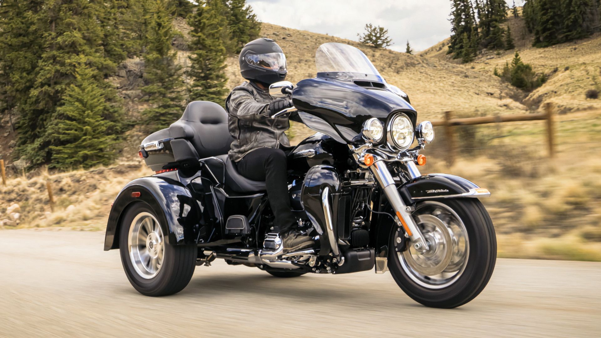 Rider on a 2020 Harley-Davidson TriGlide Ultra