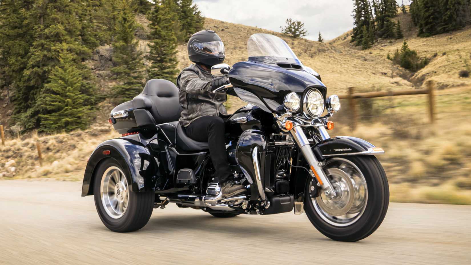 Rider on a 2020 Harley-Davidson TriGlide Ultra