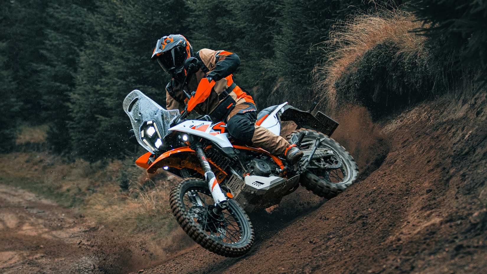 Rider on a 2025 KTM 390 Adventure R