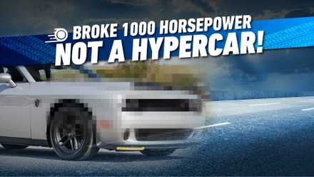 O primeiro carro de produção americana a quebrar 1.000 HP não era um hipercarro