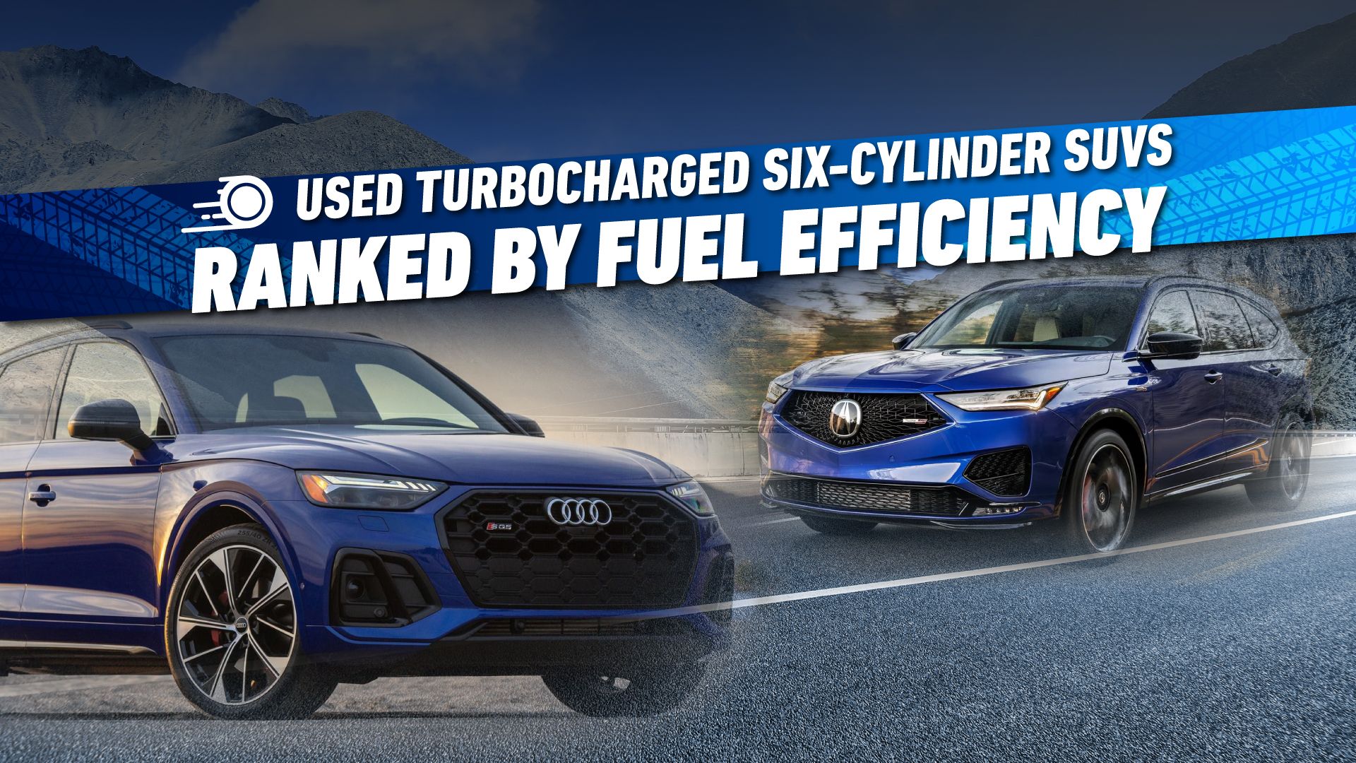 SUVs de seis cilindros turboalimentados usados ​​classificados por eficiência de combustível