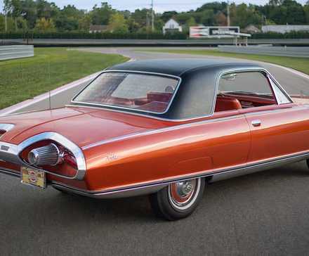 Chrysler Turbine Car, rear 3/4