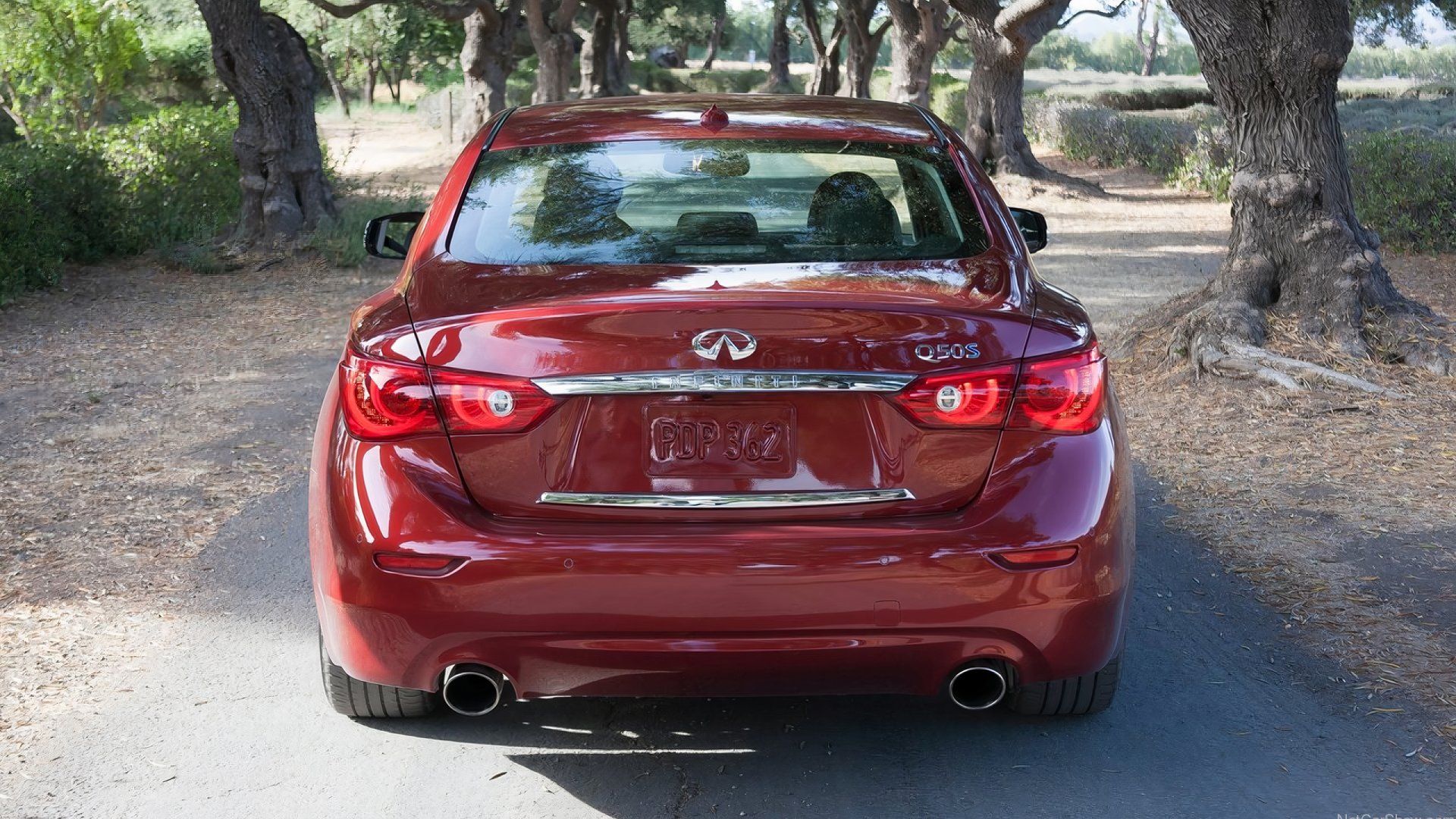 Infiniti Q50, rear profile