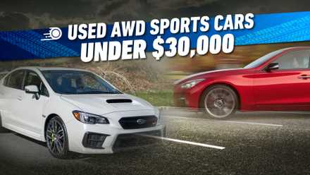 10 carros esportivos AWD usados abaixo de US$ 30.000