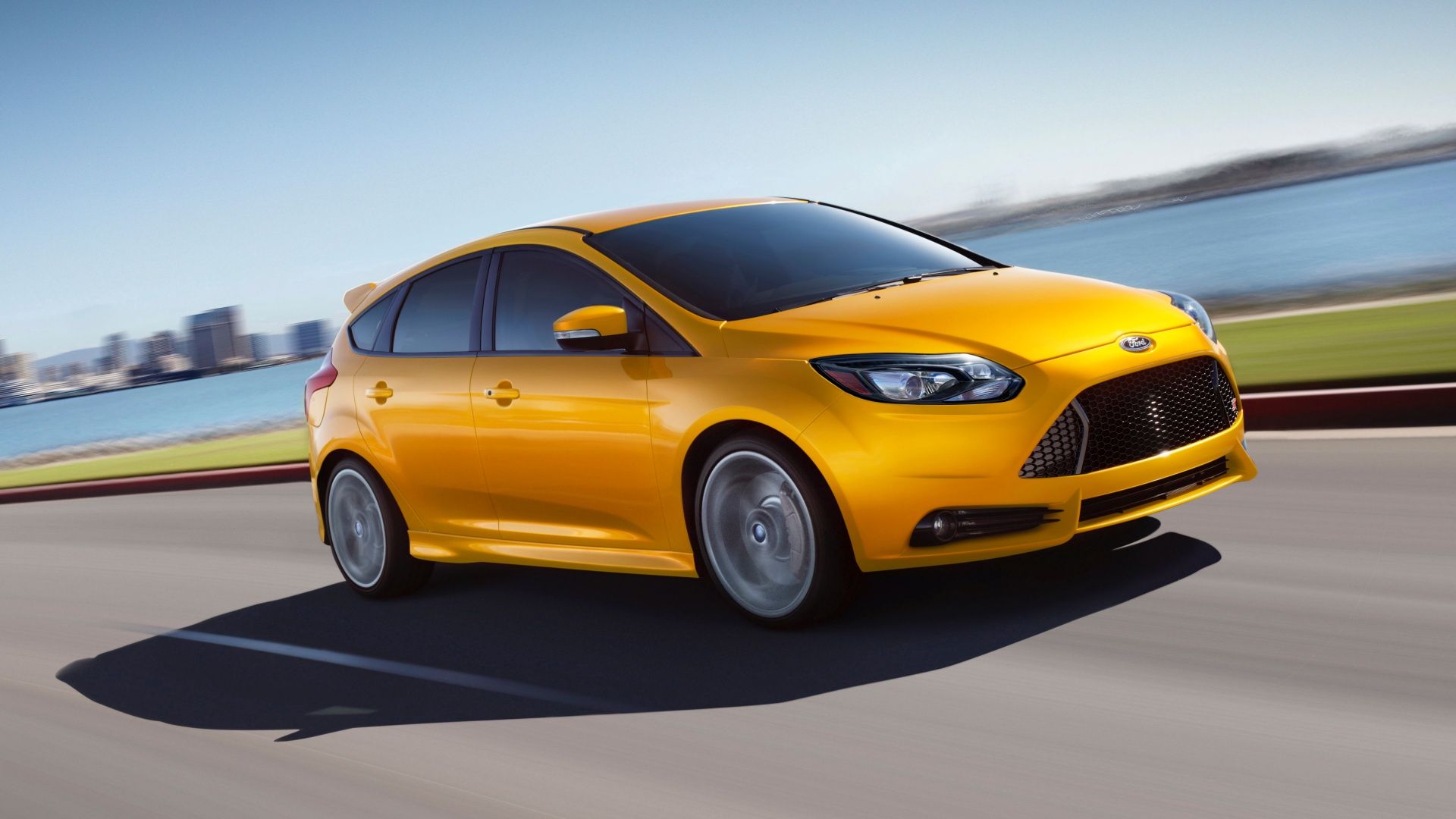 2014 Ford Focus ST Angled On Road