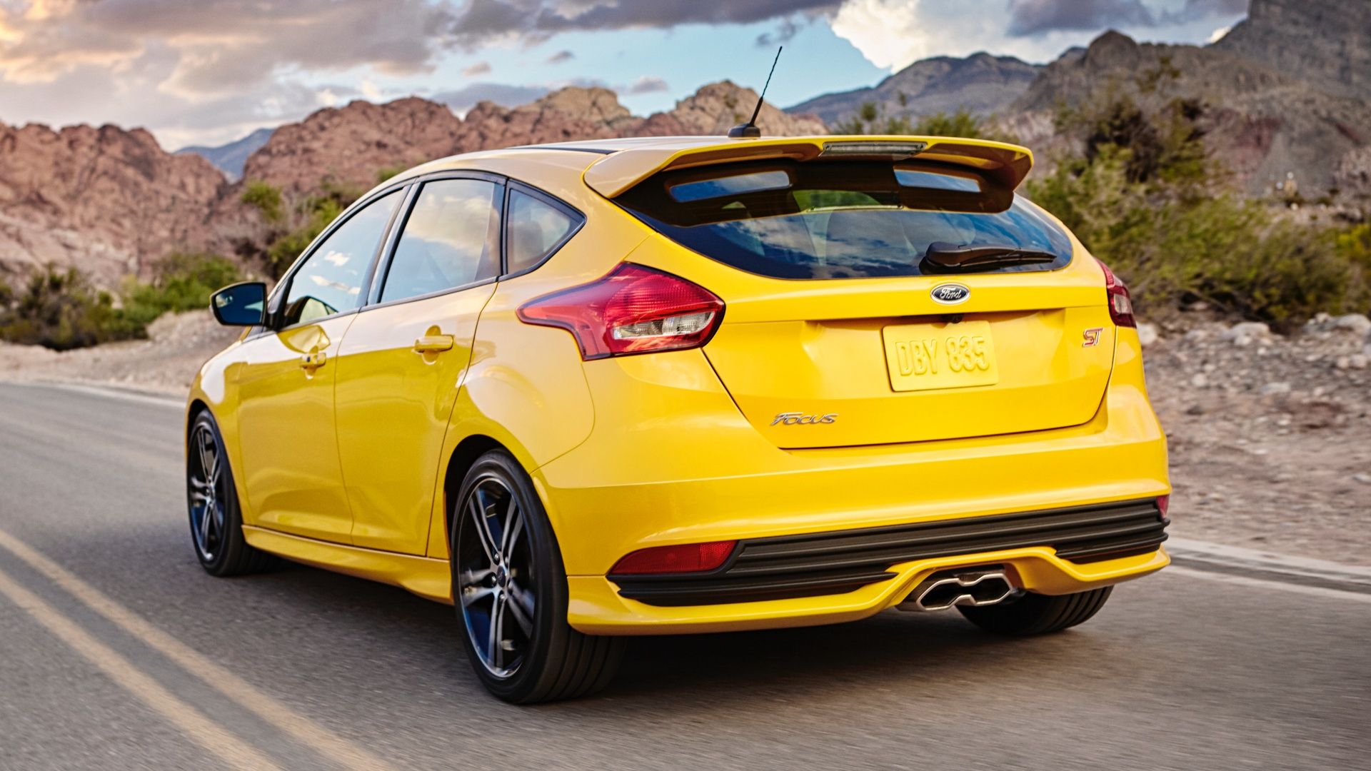 2017 Ford Focus ST Rear On Road