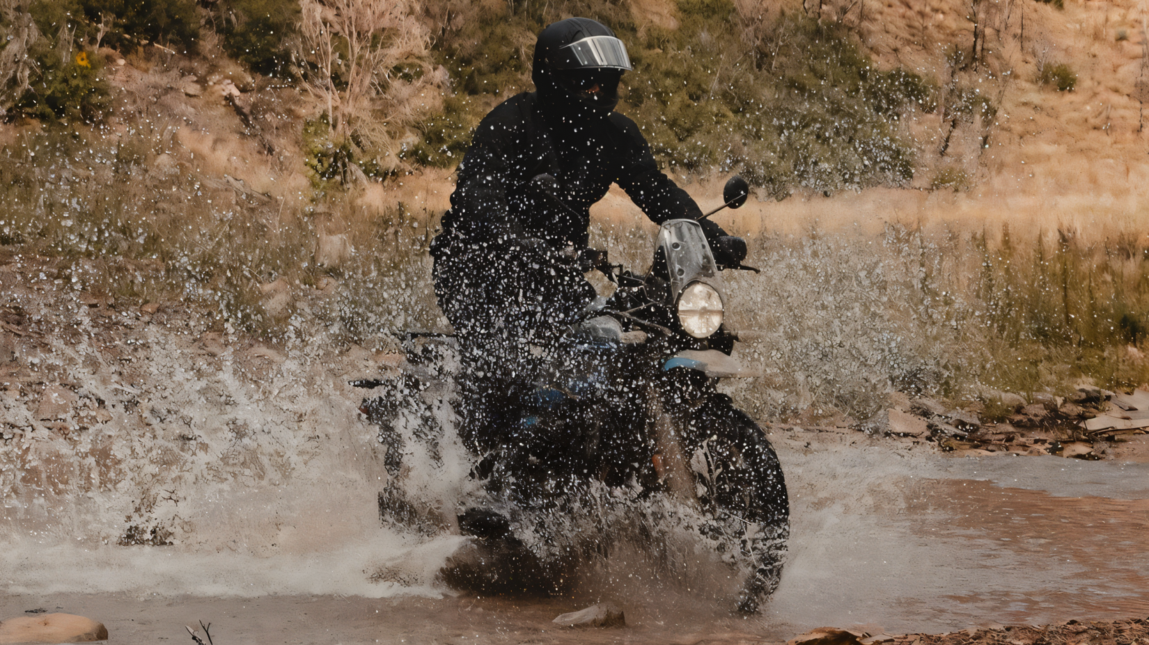 Royal Enfield Himalayan 450 off-roading