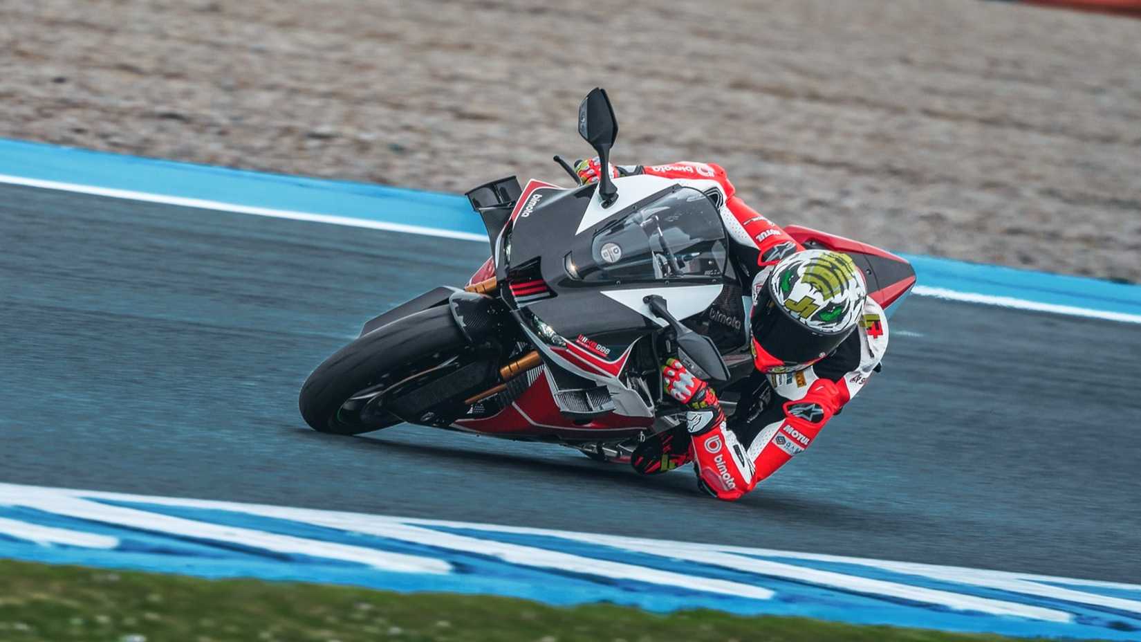 2025 Bimota KB998 Rimini Elbow Down