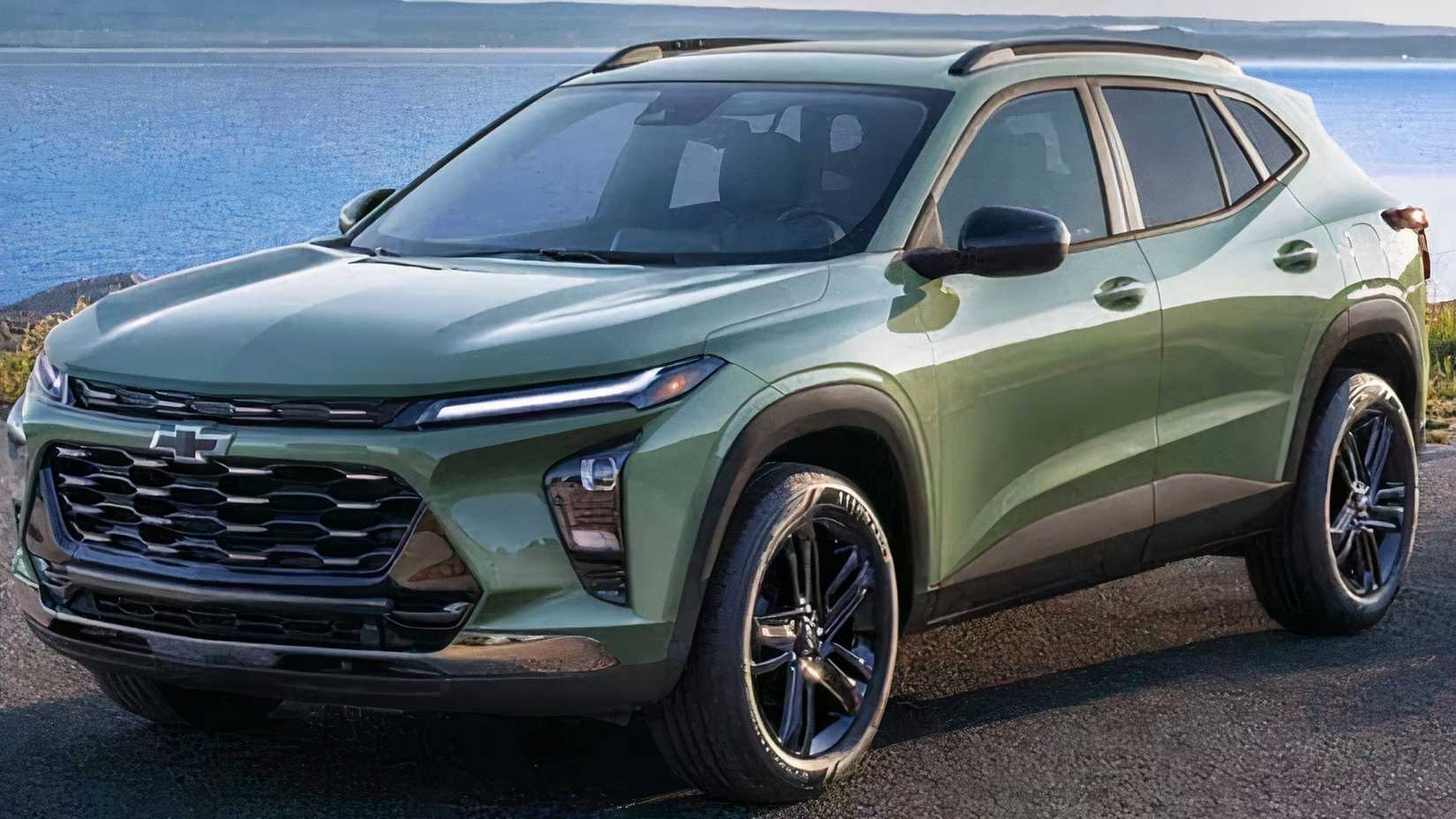 2025 Chevrolet Trax front 3/4 shot parked