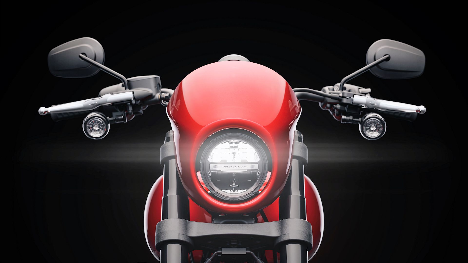 2025 Harley-Davidson Low Rider S headlamp close-up detail