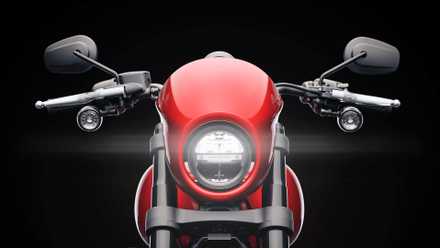 2025 Harley-Davidson Low Rider S headlamp close-up detail