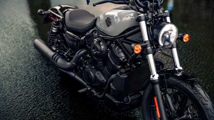 Close-up da Harley-Davidson Nightster 2025