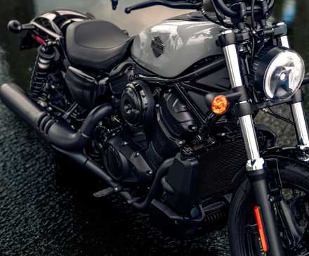 Close-up da Harley-Davidson Nightster 2025