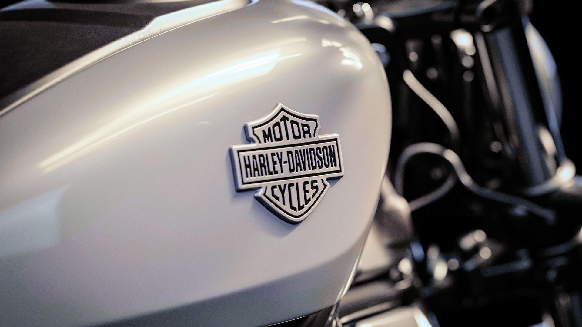 2025 Harley-Davidson Nightster tank badge close-up detail