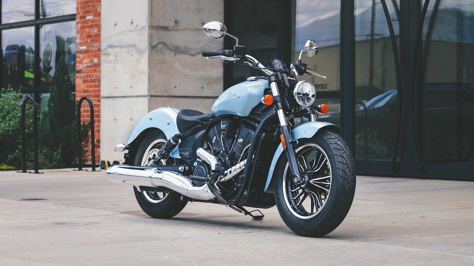 2025 Indian Scout Sixty Classic static front quarter shot