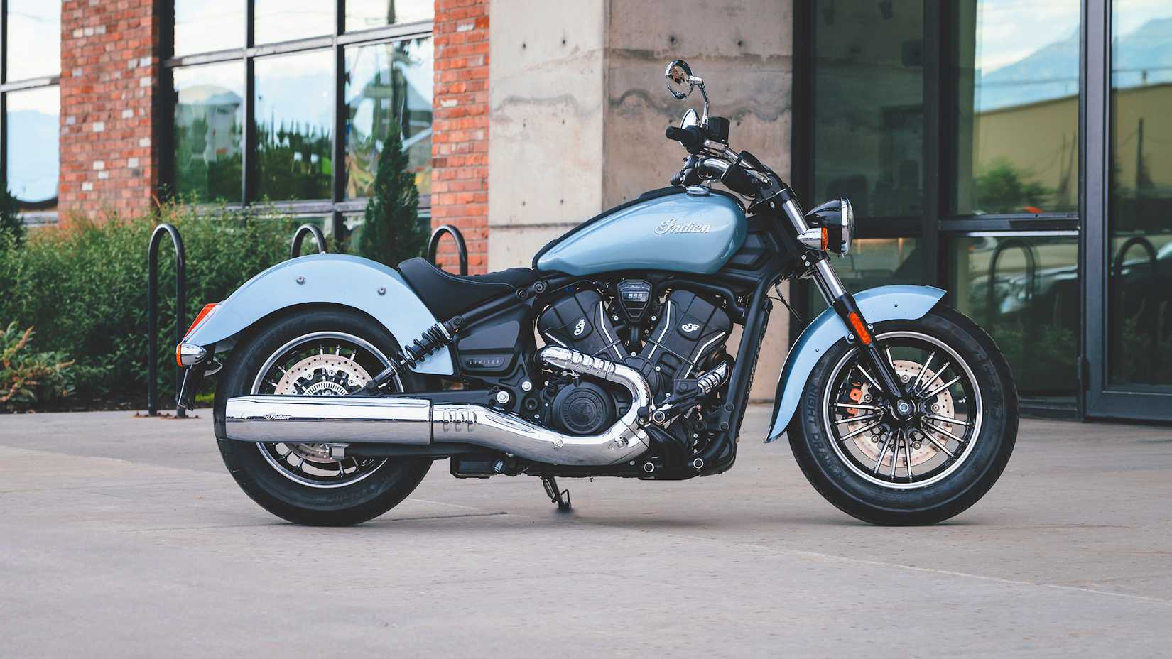 2025 Indian Scout Sixty Classic static profile shot