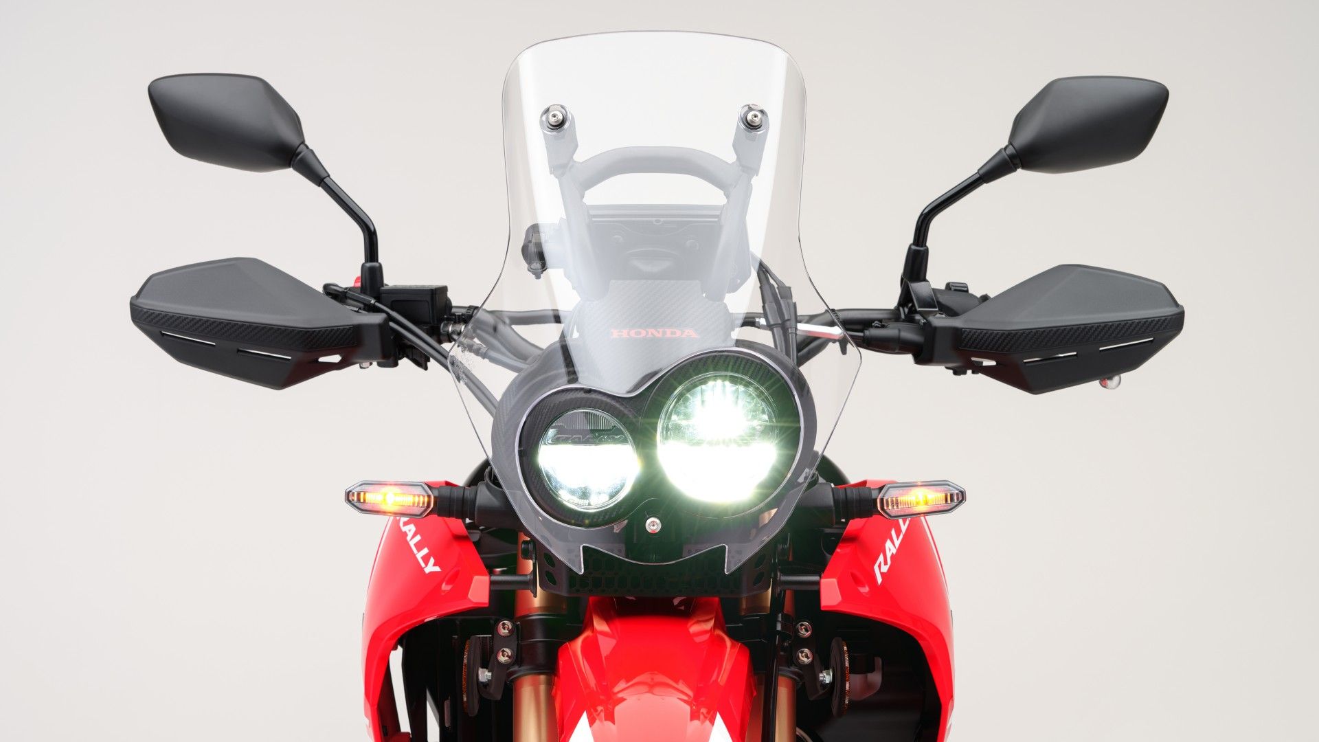 2025 Honda CRF300L Rally nova iluminação LED