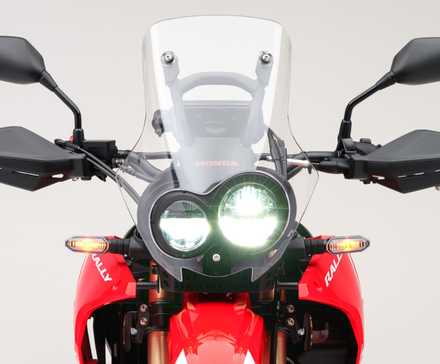 2025 Honda CRF300L Rally nova iluminação LED