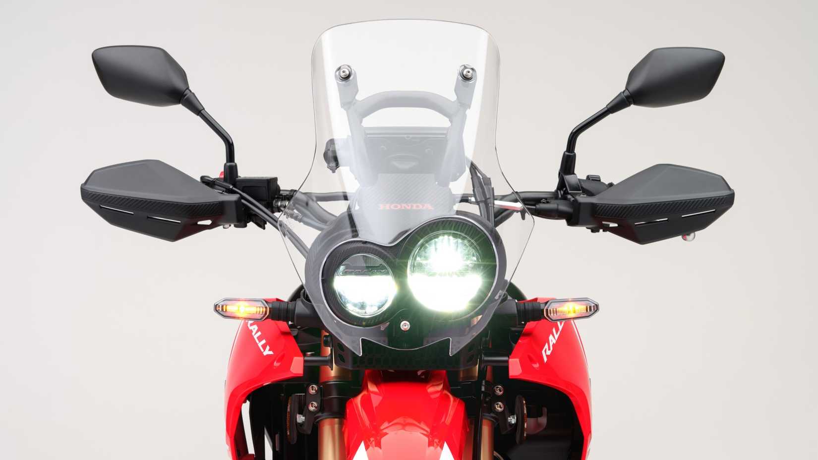 2025 Honda CRF300L Rally nova iluminação LED