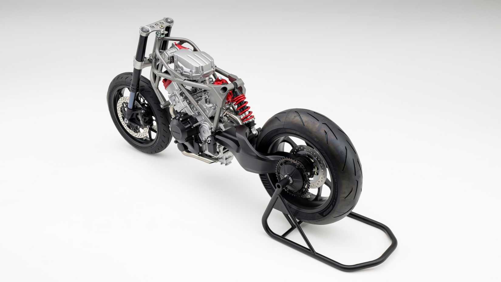New Honda supercharged V3 rear view in the third quarter