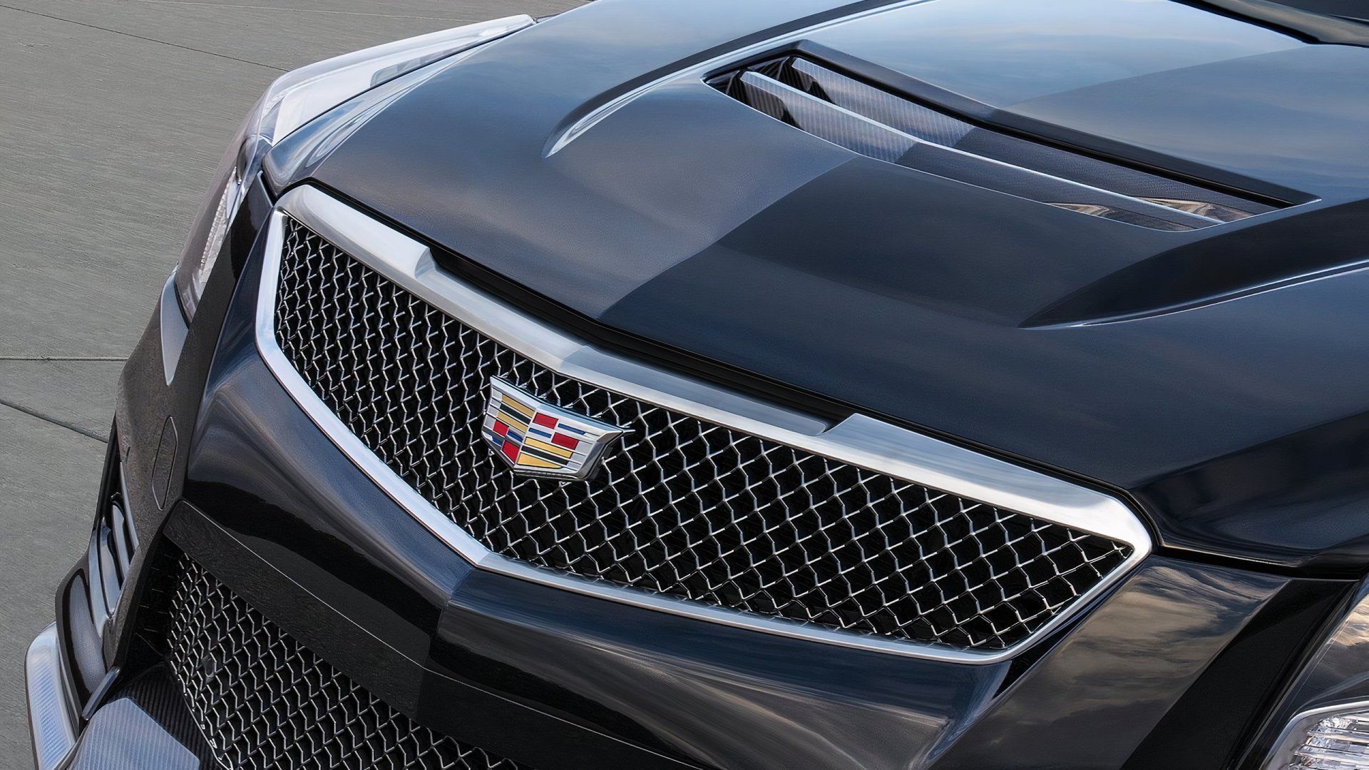 2016 Cadillac ATS-V sedan, closeup
