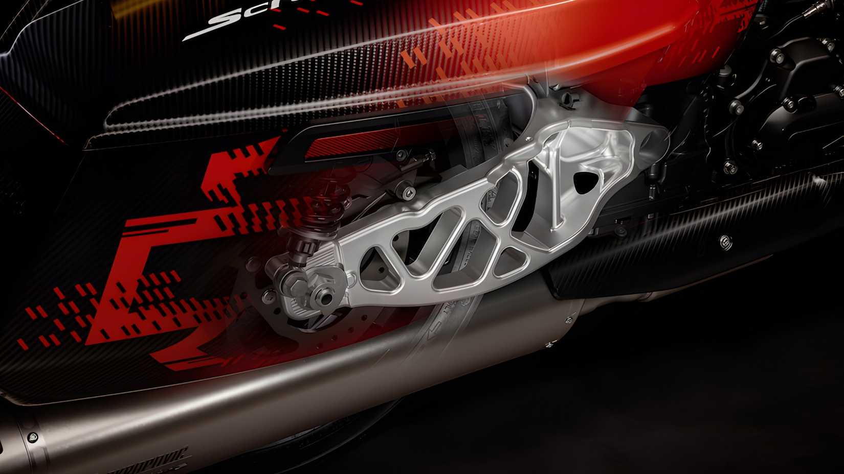Harley-Davidson CVO Road Glide RR custom aerospace-grade swingarm