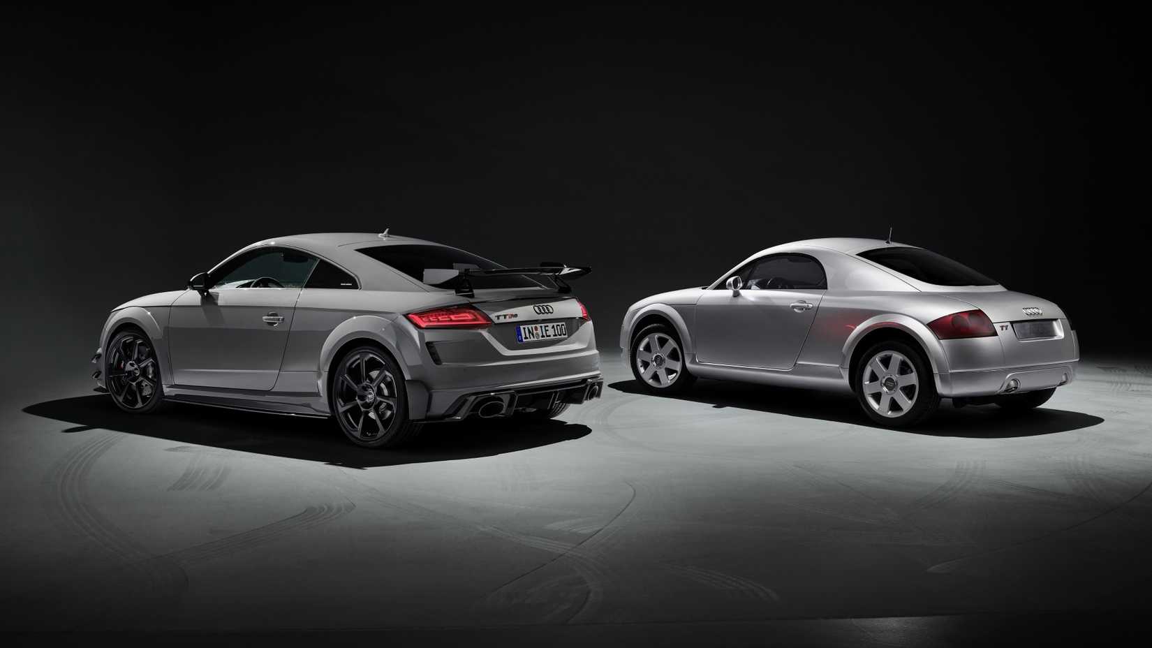 Audi TTs from rear quarter