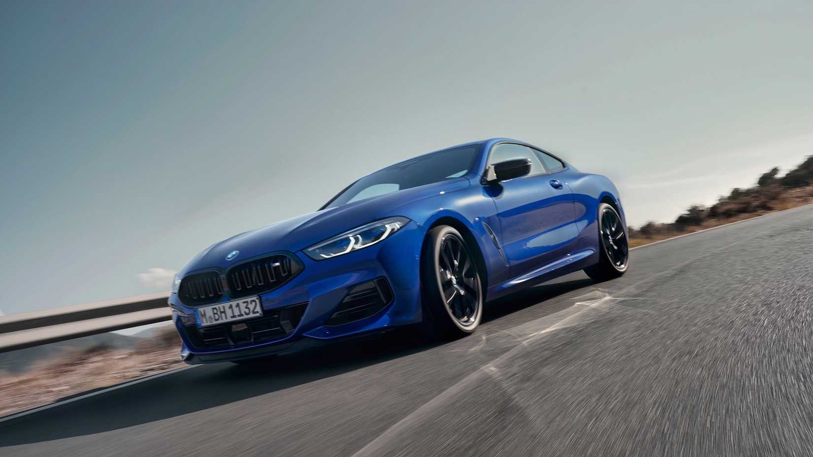 BMW 8 Series front driving