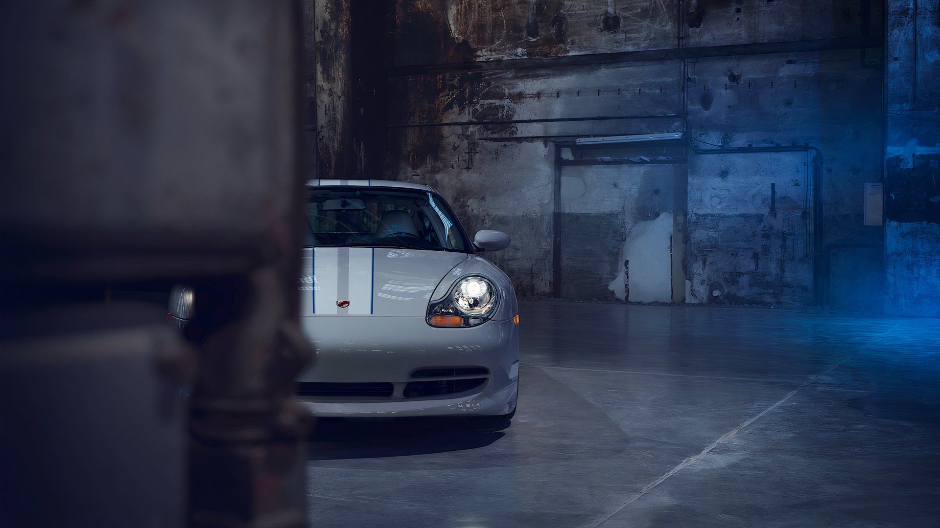 2022 Porsche 911 996 Classic Club Coupe parked in warehouse