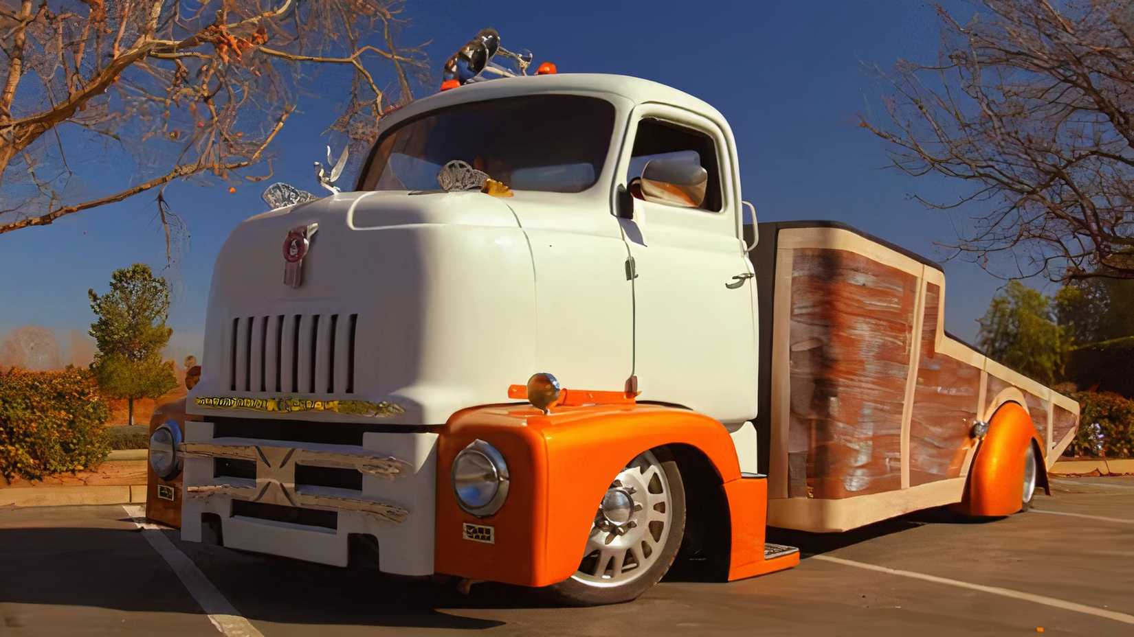 International COE Shop Truck built by Gotham Garage