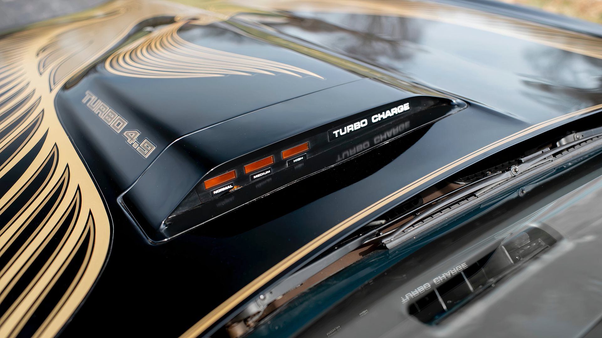 Capô do Pontiac Firebird Turbo Trans Am 1981