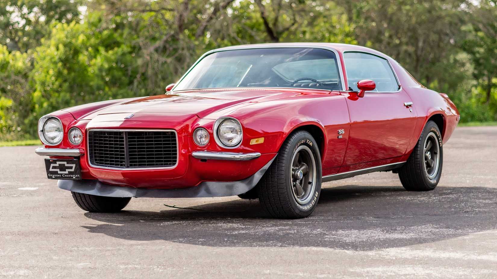 3/4 front view of 1970 Chevrolet Camaro SS