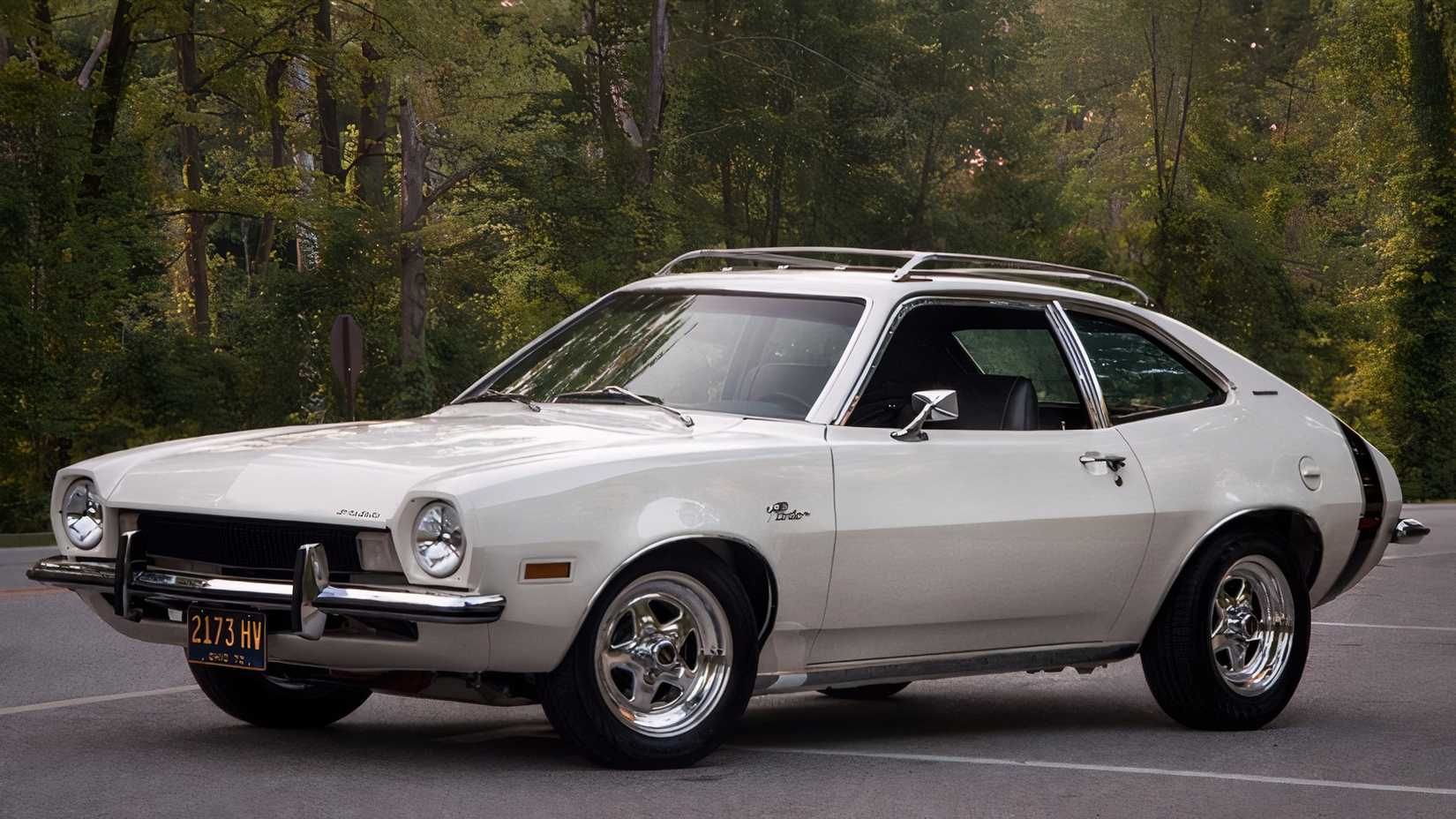 3/4 side view of 1972 Ford Pinto