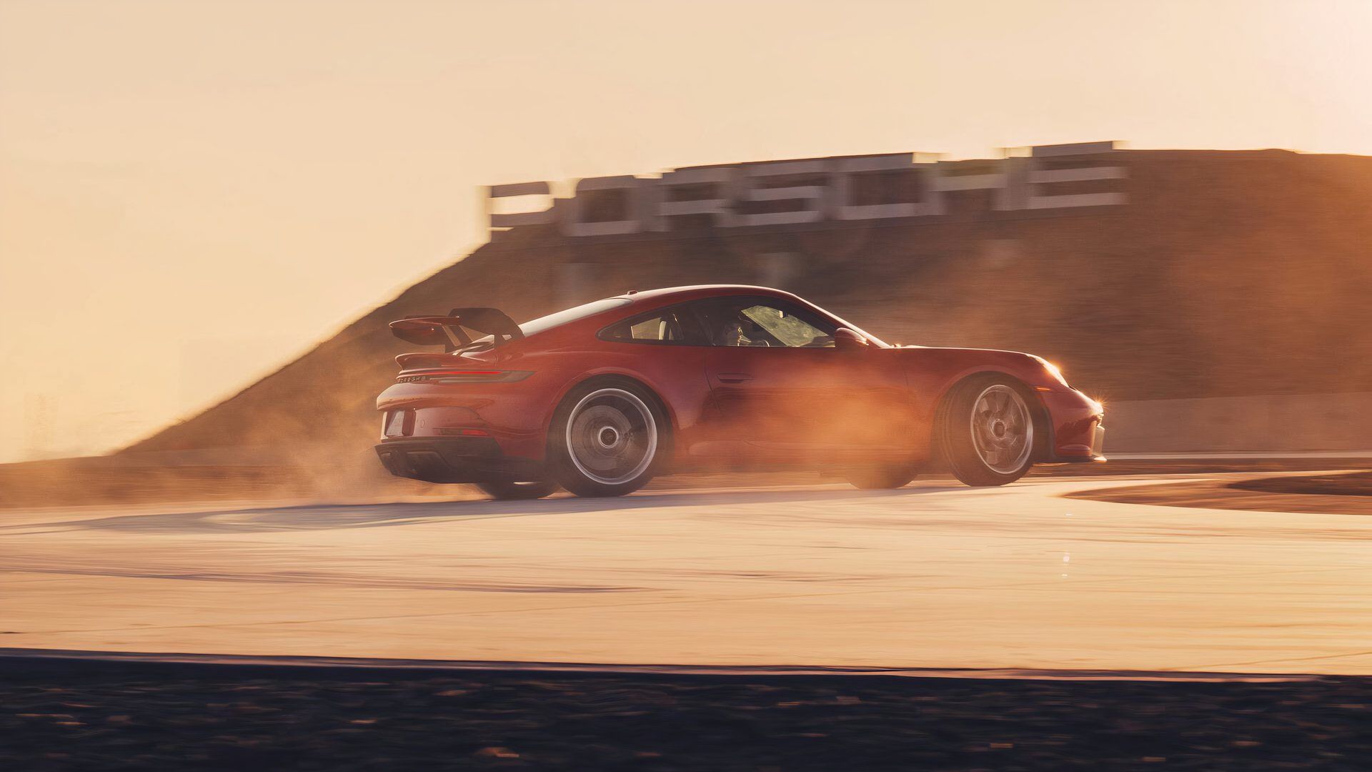 Porsche Experience Center Los Angeles. Drift Demonstration Laps-6
