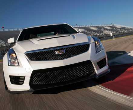 Cadillac ATS-V 2016, perfil frontal