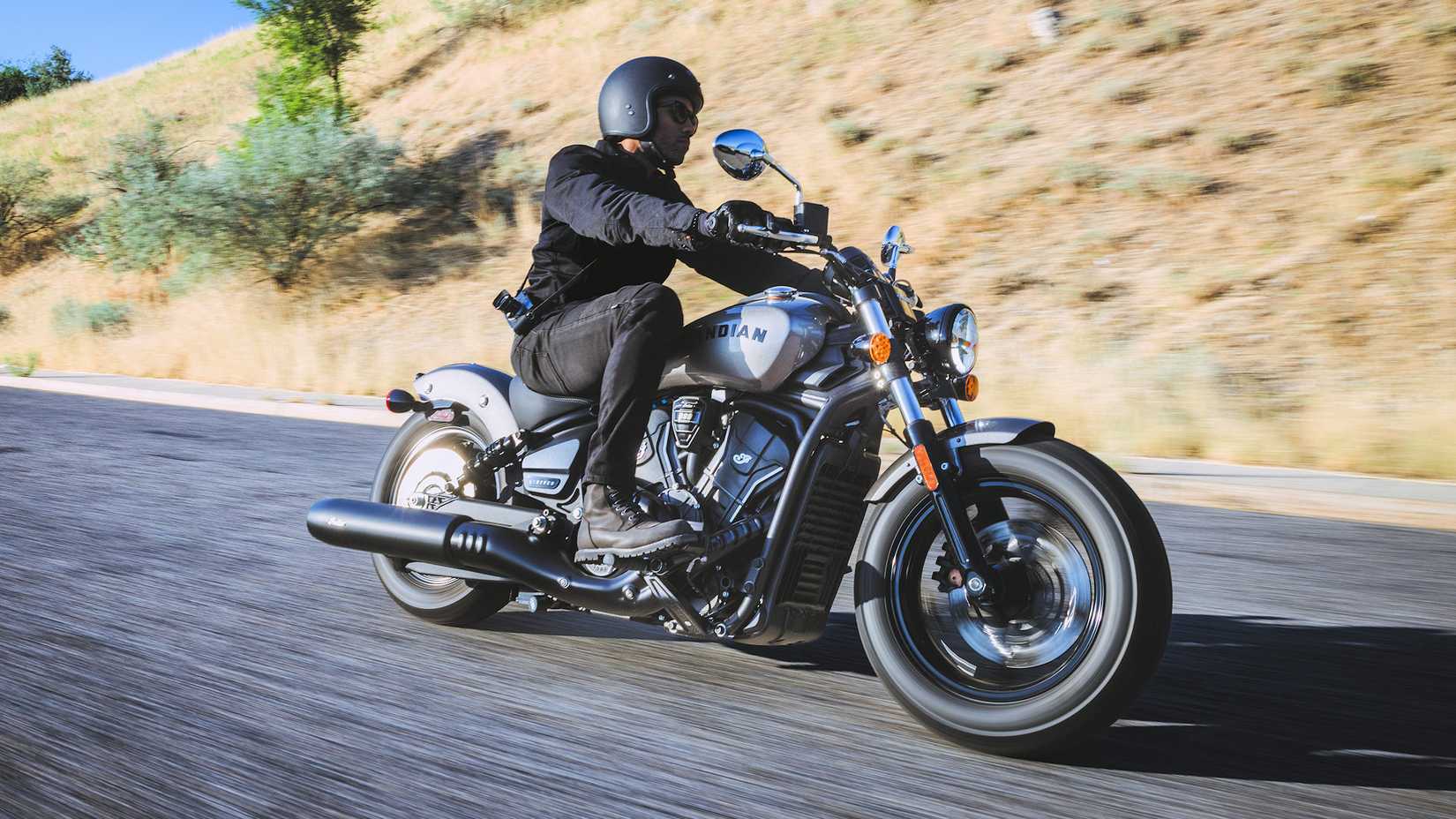 Rider on a 2025 Indian Scout Sixty Bobber