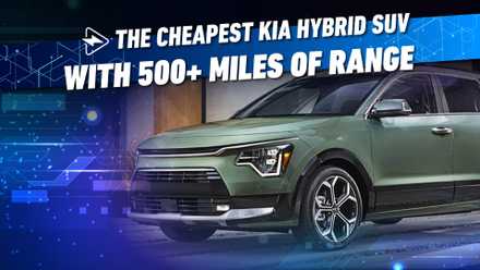 Today's cheapest Kia hybrid-SUV with over 500 miles of range