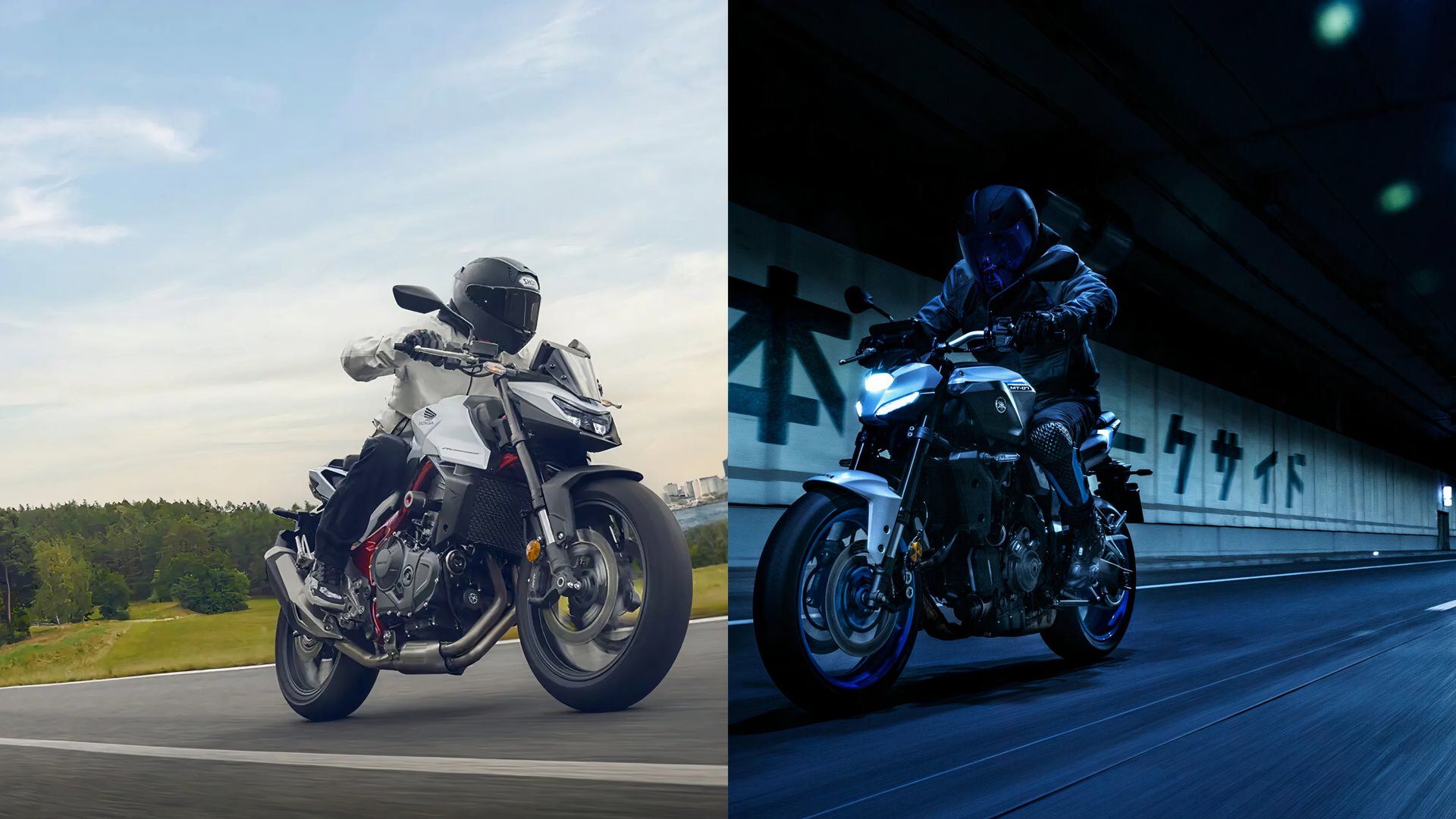 2025 Honda CB750 Hornet Vs Yamaha MT-07