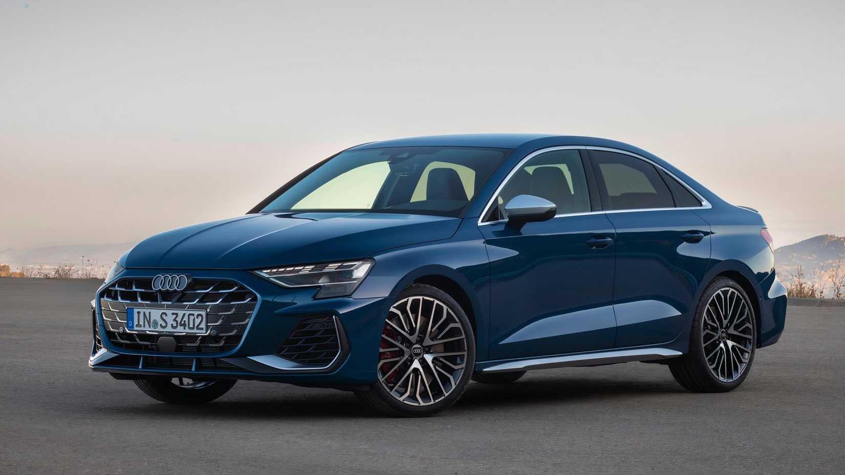 2025 Audi S3, front 3/4