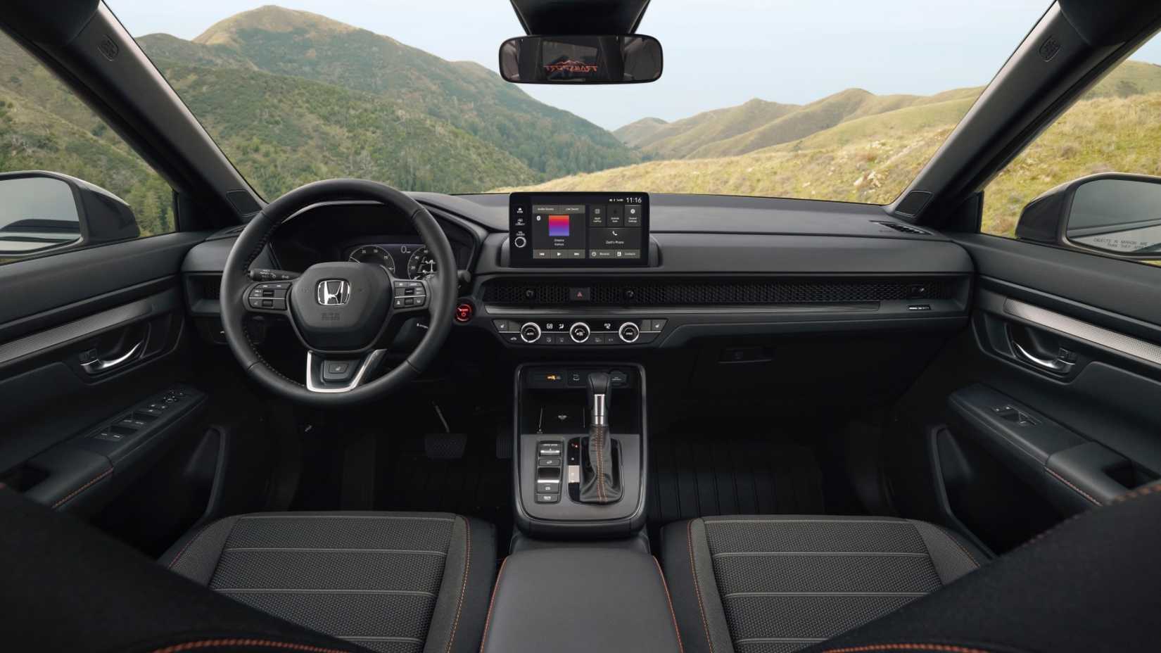 Painel híbrido Honda CR-V TrailSport 2026