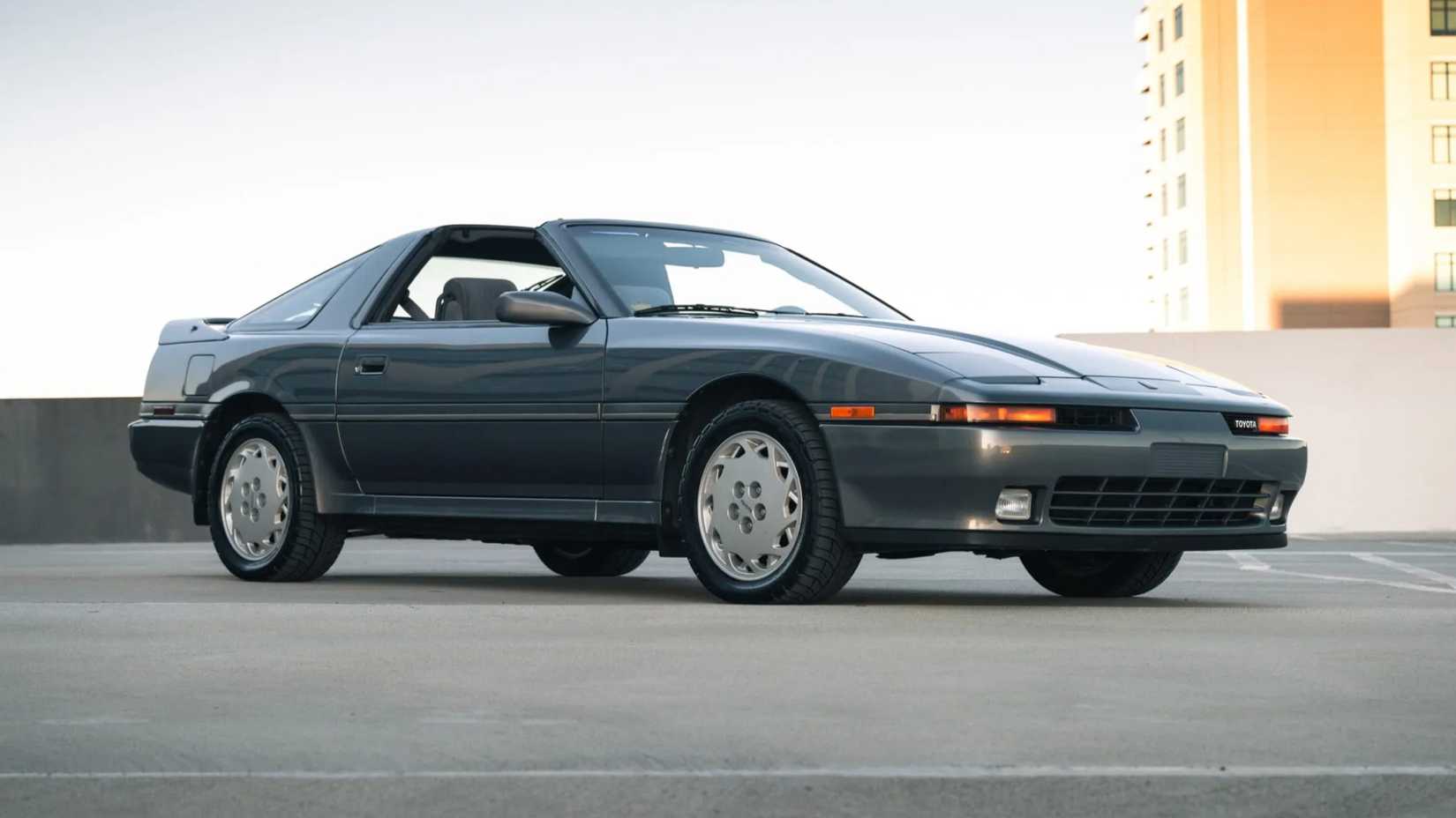 Gray 1989 Toyota Supra Turbo