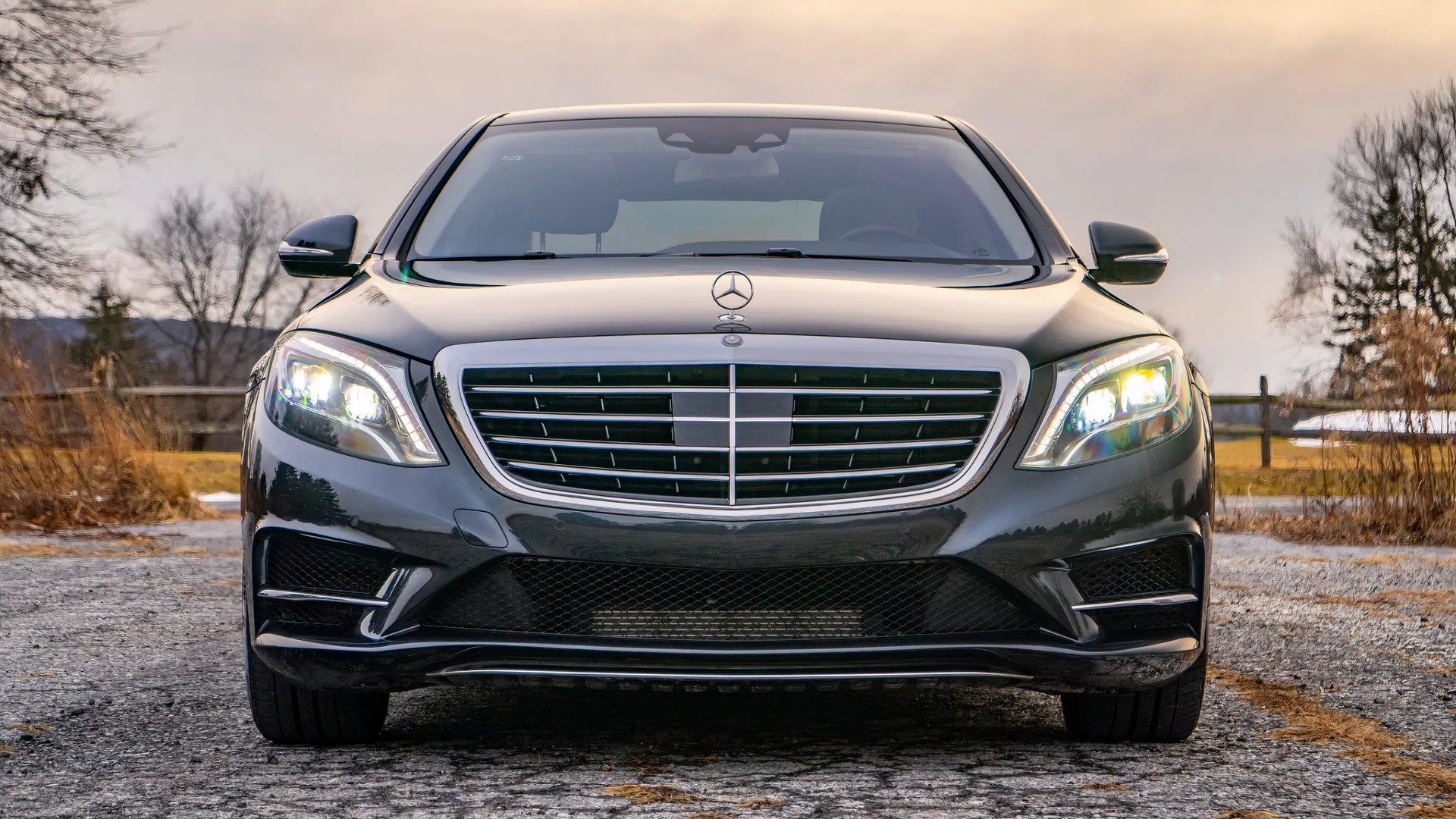 2014 mercedes-benz s550 sedan front exterior shot