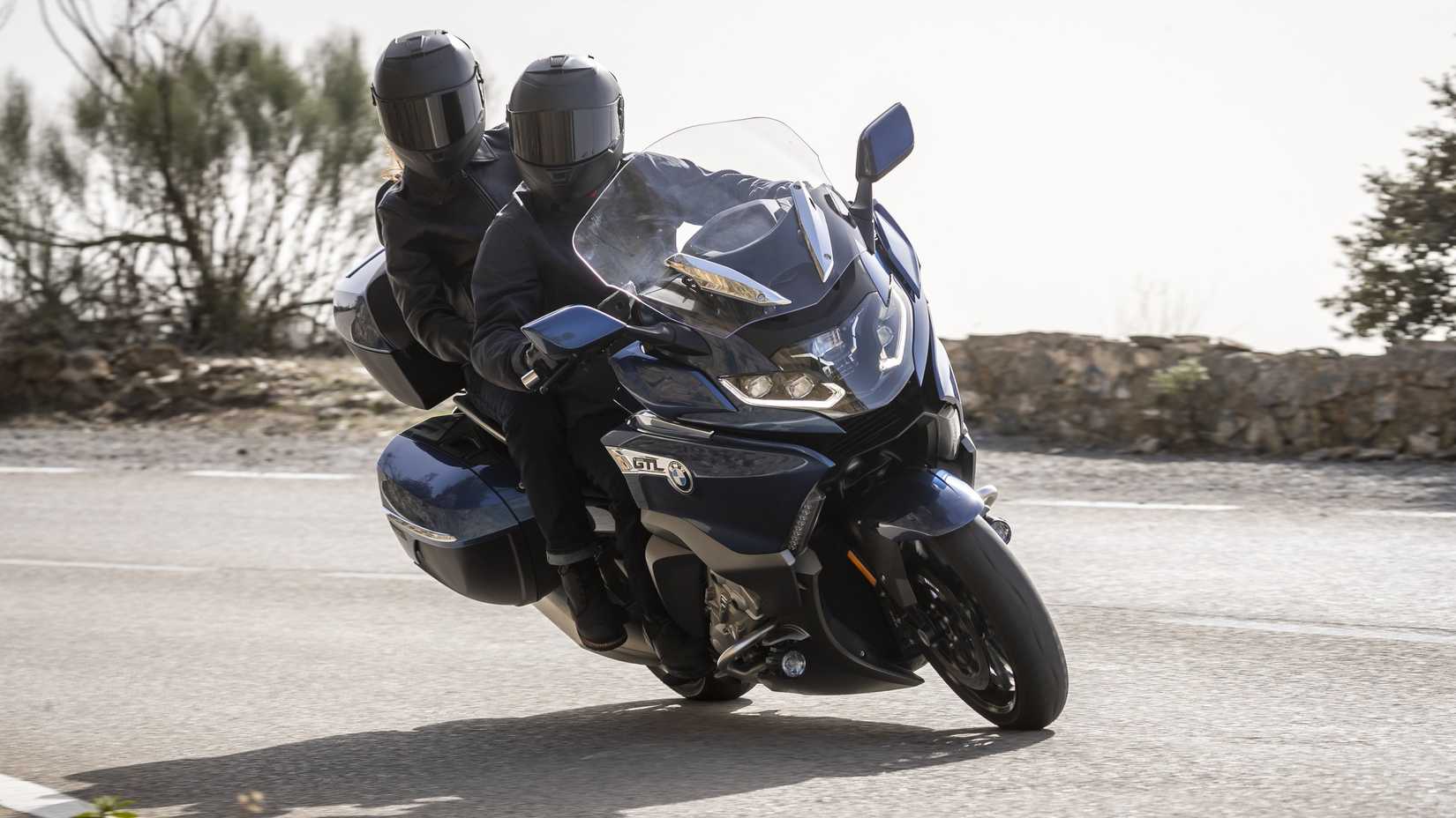 BMW K 1600 GTL cornering