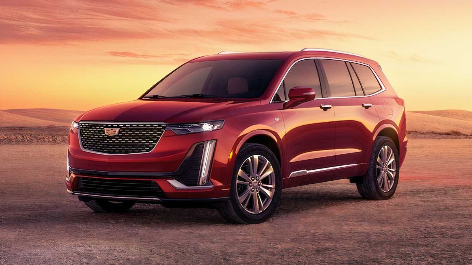 2025 Cadillac XT6 frontal 3/4 tiro