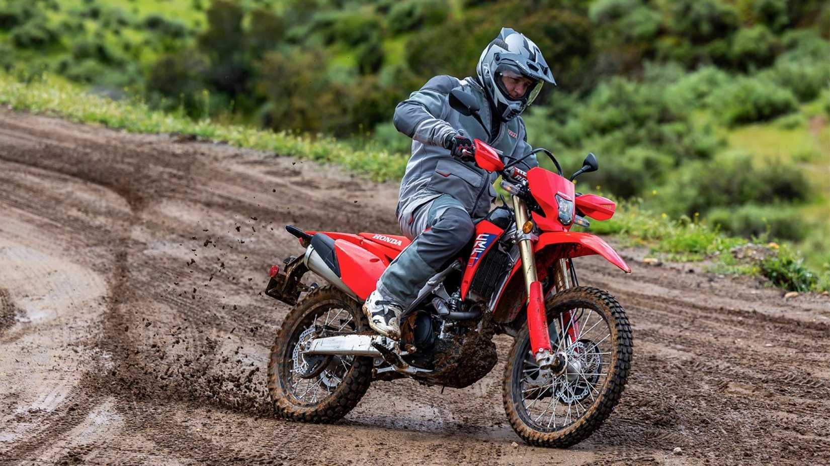 2025 Honda CRF450RL off-roading hd wallpaper view