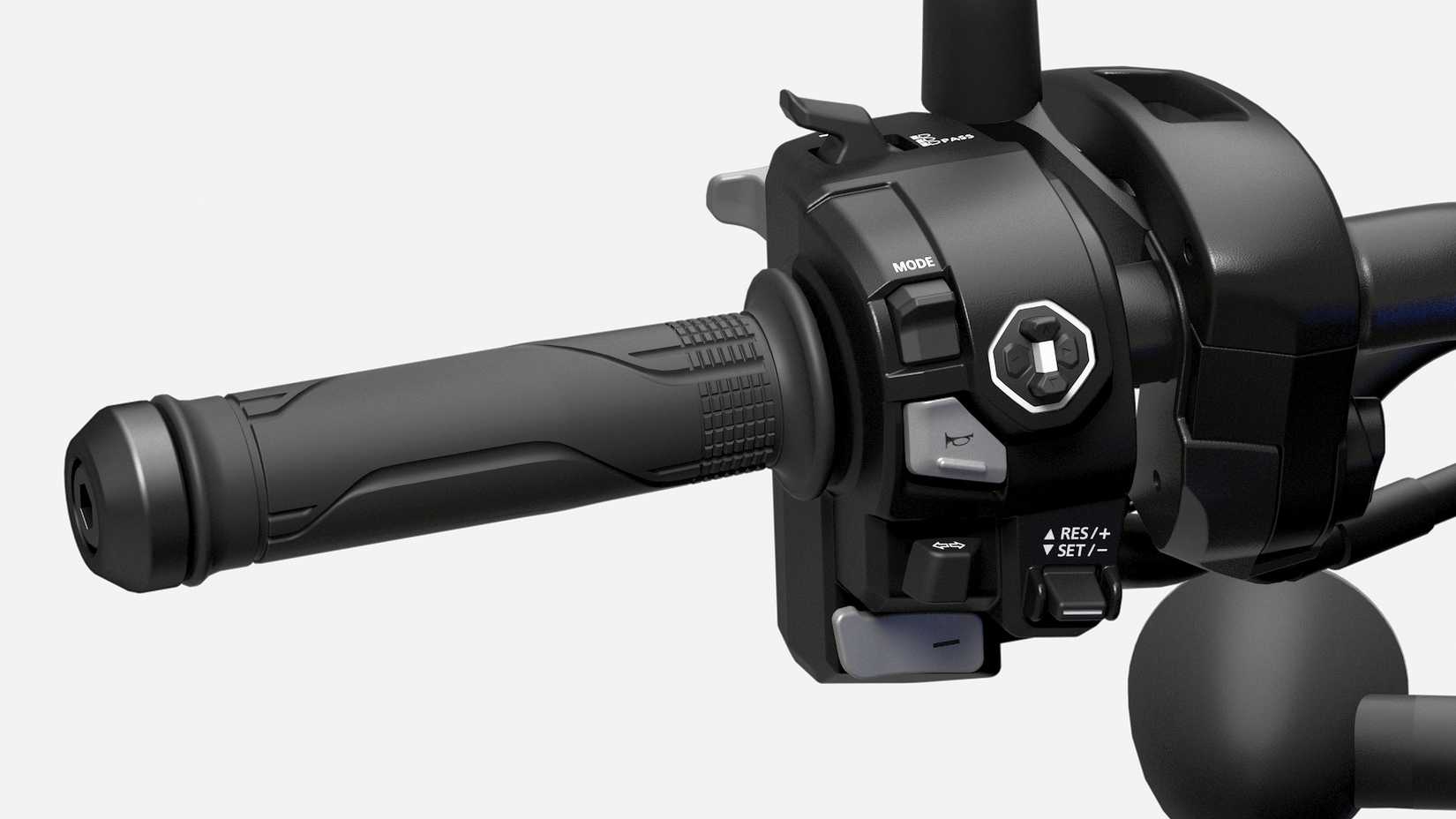 2025 Honda Rebel 1100 DCT left handlebar close-up detail