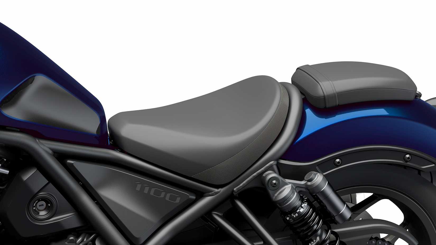 2025 Honda Rebel 1100 DCT saddle close-up detail