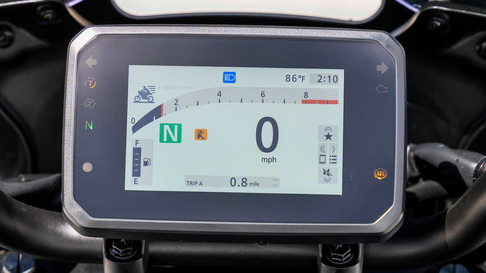 2025 Honda Rebel 1100T instrument display close-up detail