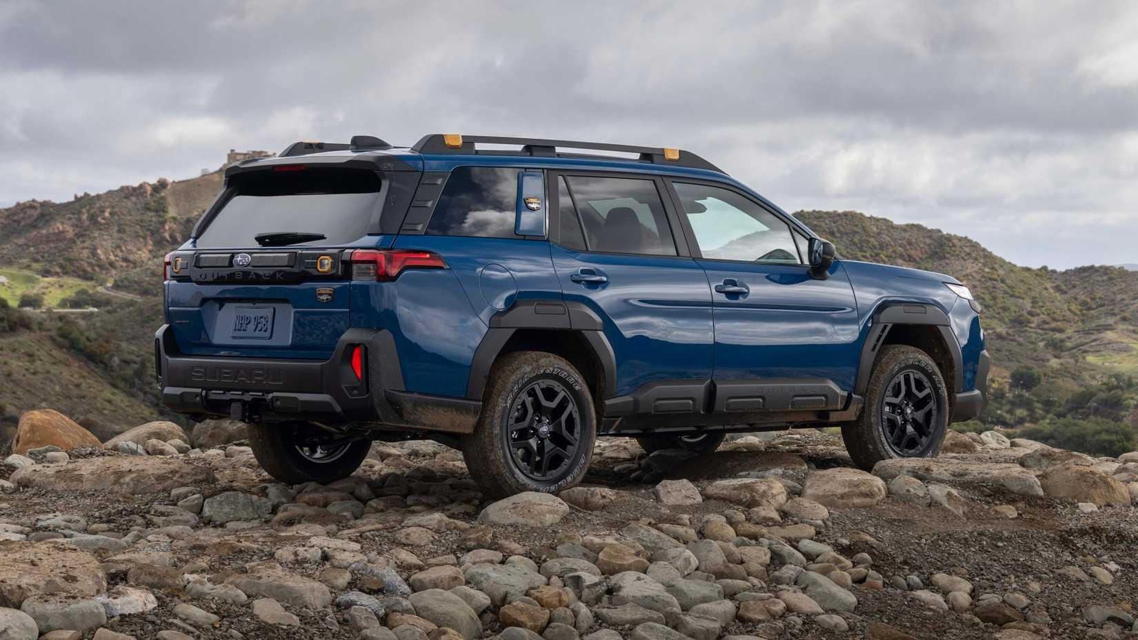 2026 Subaru Outback Rear Angle parked off-road